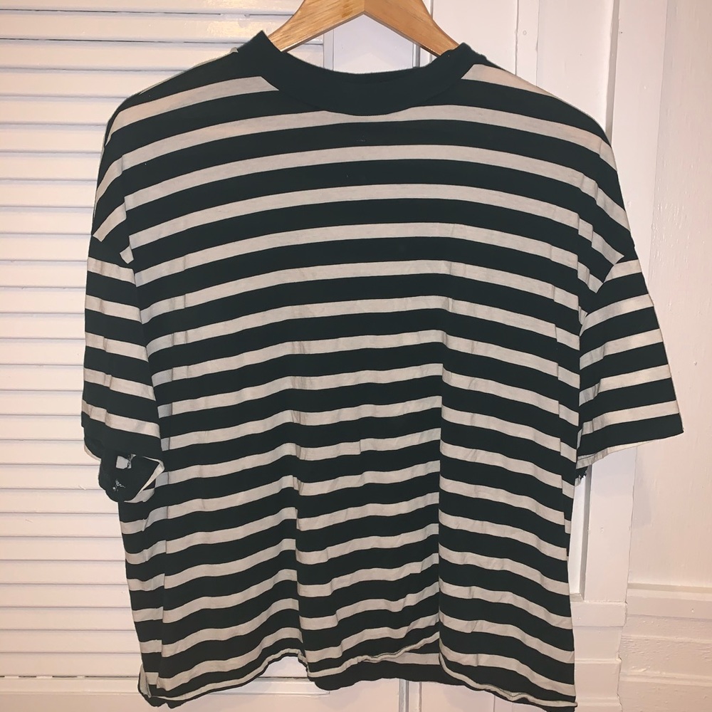 top shop striped t shirt